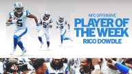 Rico Dowdle named NFC offensive player of the week