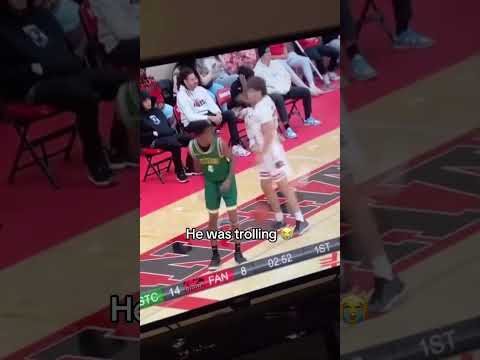 He got T'd up for that 😅 (via @jacobbtutu/TT)