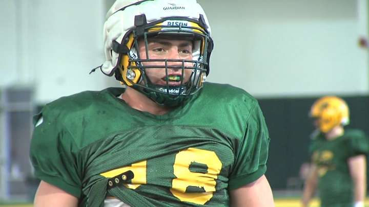 Meet the Bison super-super-super senior, Jack Iuliano in his 7th year of college football