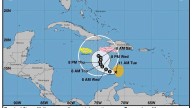 Así se ve desde el espacio la tormenta Melissa que amenaza a Colombia y Venezuela
