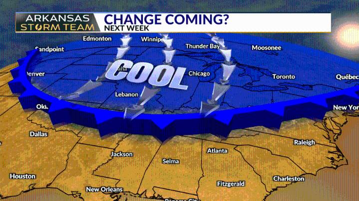 Arkansas Storm Team Forecast: Hot-Tober Continues, But Some Relief Possible