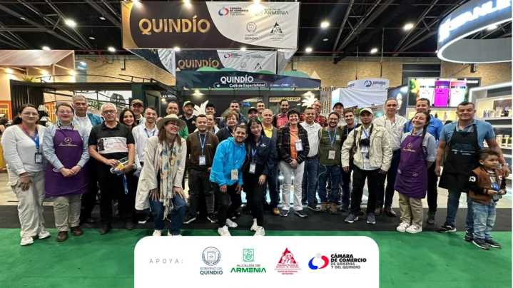 El Quindío brilla en Cafés de Colombia Expo 2025: Cámara de Comercio impulsa el talento y la conexión empresarial del departamento