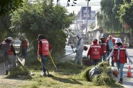 Gobierno de la Capital continúa con los trabajos de limpieza y mantenimiento en la Avenida Salk