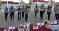 Zapato volador: maestro sorprende al atraparlo en plena escolta escolar