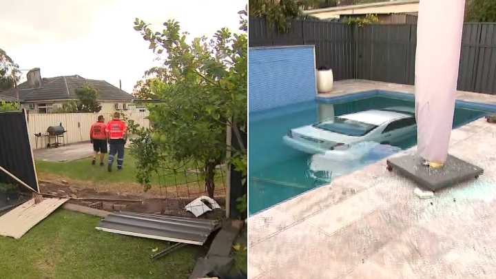 Elderly driver crashes car into backyard pool at Mount Druitt in Sydney’s west