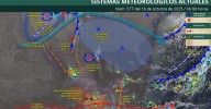 Prevén lluvias fuertes y oleaje elevado en Colima por ingreso de humedad del Pacífico