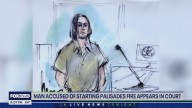 Palisades Fire suspect appears in court