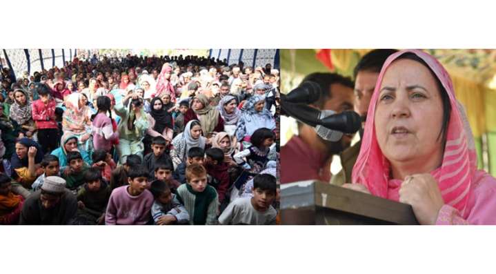 Sakeena holds mega Public Darbar, lays foundation of projects