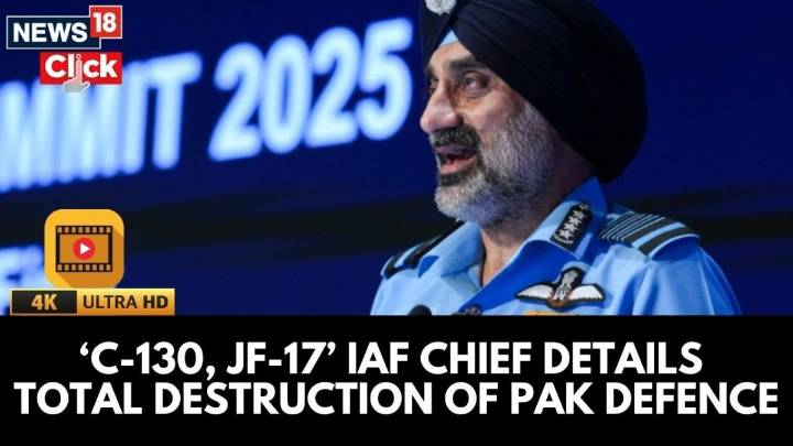 IAF Chief Says Indian Forces Destroyed 4-5 Pakistani F-16 Jets During Operation Sindoor 