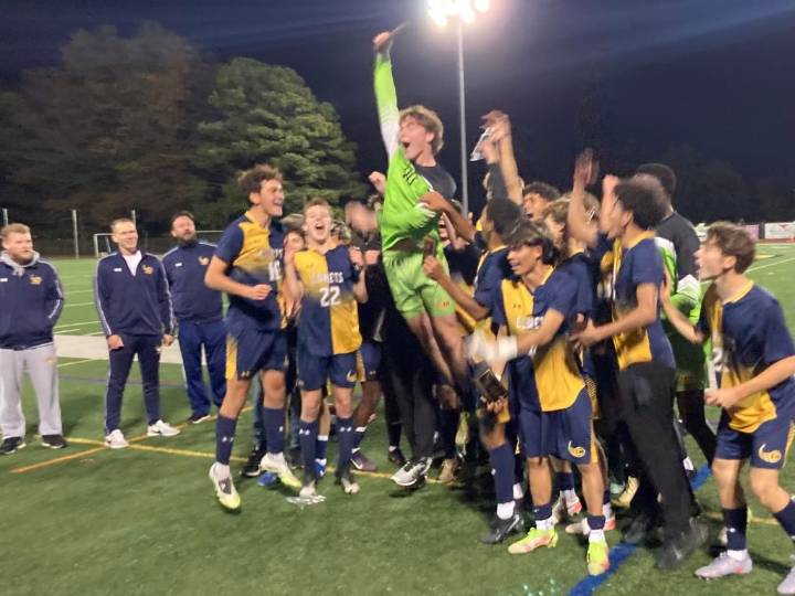 Catonsville boys soccer rallies for Baltimore County championship