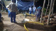 Continúan las labores de achicamiento para la recuperar cuerpos de mineros en El Callao