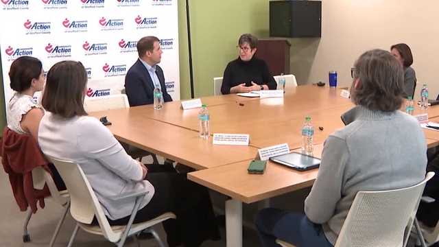 Pappas discusses government shutdown impacts with Community Action Partnership of Strafford County