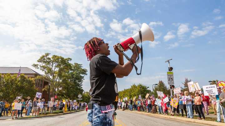 Photos: Scenes from the No Kings Protests : The Picture Show : NPR