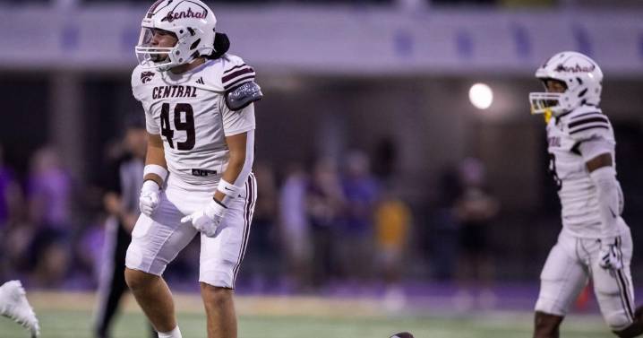 Central linebacker overcoming size with dedication to sport