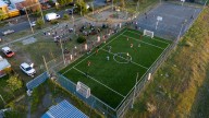 Comunidad de Villa Brisas del Bicentenario de Chillán disfruta de un moderno y seguro espacio deportivo.