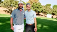 Carlos Alcaraz juega al golf con Jon Rahm en Madrid