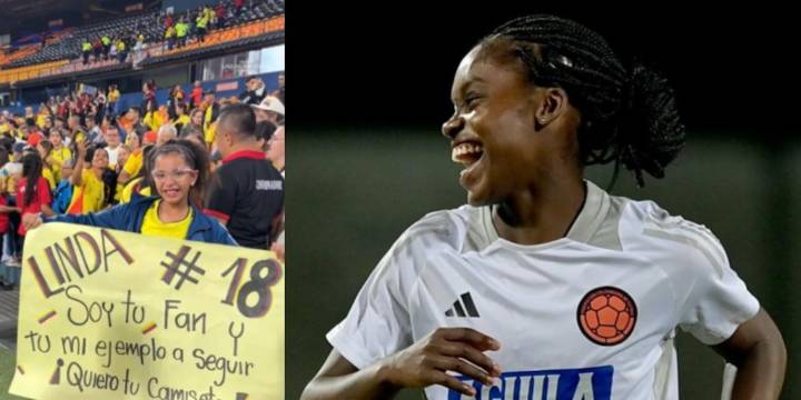 Video: Linda Caicedo y su bonito gesto con una de sus admiradoras luego del partido de la selección Colombia femenina