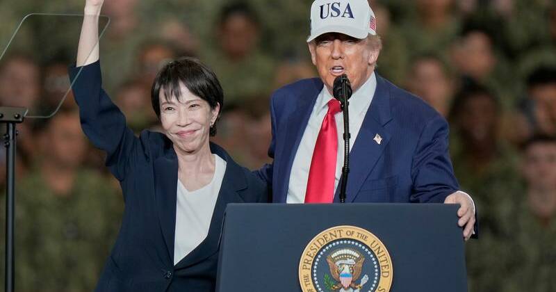 Trump lauds Japan's 'great' PM, inks rare earths deal