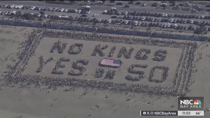 At ‘No Kings’ protests around California, some also rallied for Prop. 50