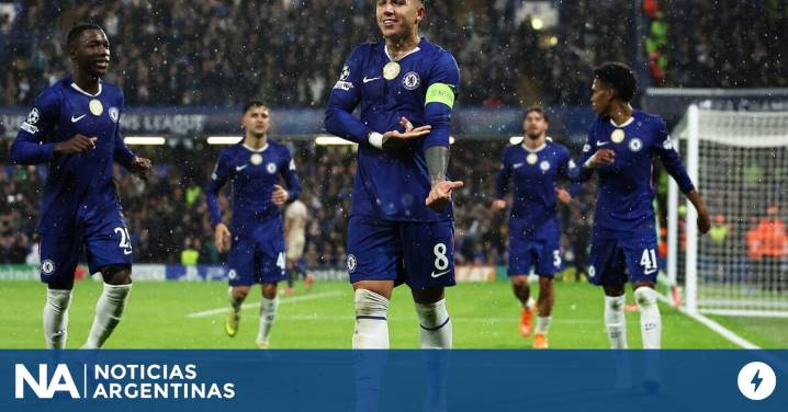 Enzo Fernández volvió a convertir para Chelsea en la Champions League