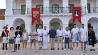 Con leyendas del tenis, en Luján recrearon el primer partido de la historia