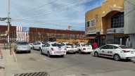 Taxistas del Sitio Internacional protestan contra reubicación en el centro de Nogales