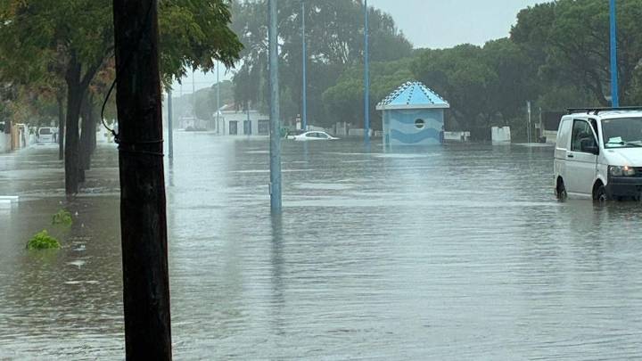 Vídeo | Inundaciones en la provincia de Huelva a causa del temporal