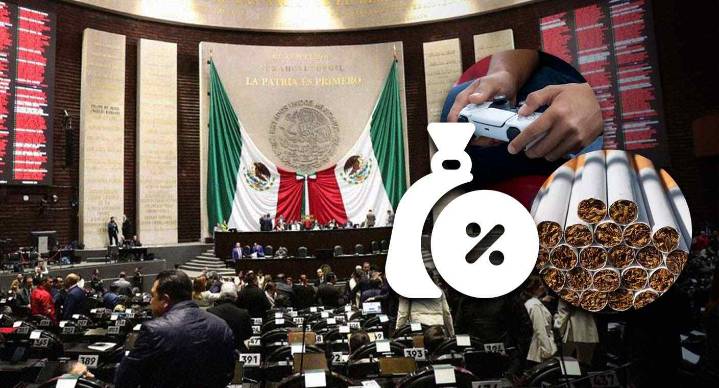 Aprueba Cámara de Diputados reforma al IEPS que incrementa precio a refrescos, sueros, videojuegos, cigarros y juegos de apuestas en México