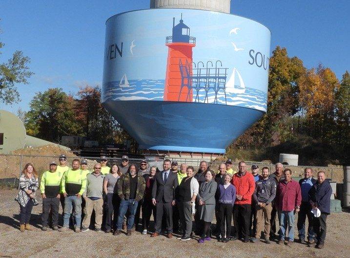 South Haven preparing to complete new one million gallon water tank
