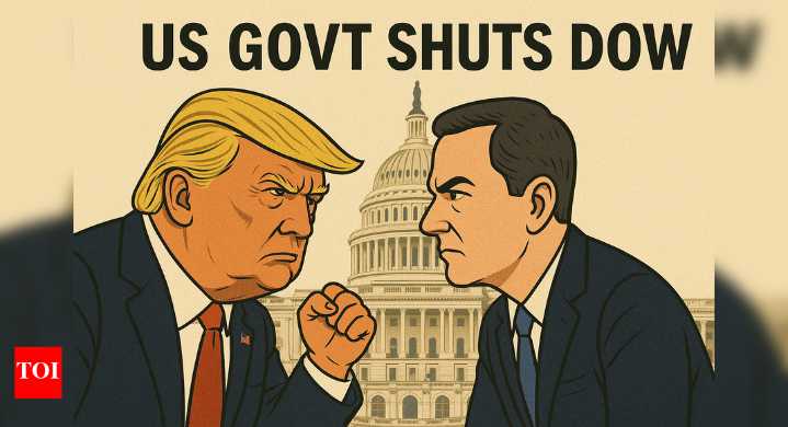 US govt shuts down: Donald Trump vs Democrats