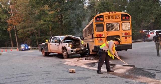 No one hurt in Albemarle County school bus crash
