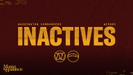 Commanders vs. Chargers Week 5 inactives