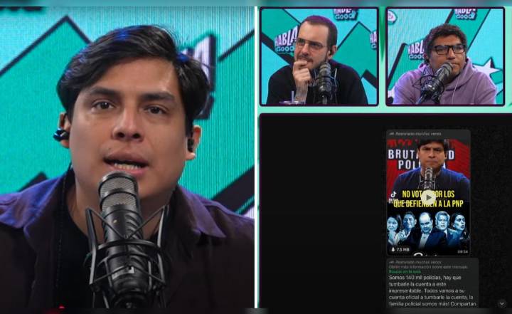 Curwen denuncia que miembros de la PNP buscarían cerrar su cuenta de YouTube tras pedir reforma policial