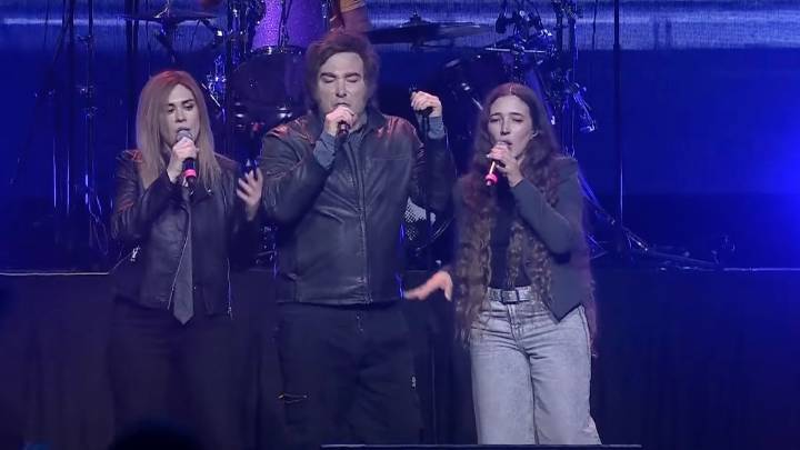 Milei y Lilia Lemoine cantaron una canción de Gilda en el Movistar Arena