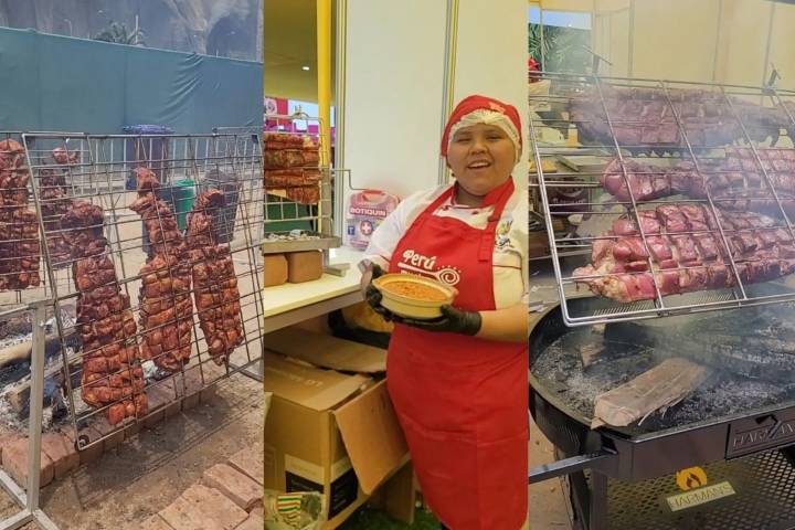 “Perú Mucho Gusto”: restaurante trajo dos toneladas de cerdo para hacer chancho al palo