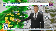 Sunshine Friday, clouds increase Saturday, showers likely Sunday
