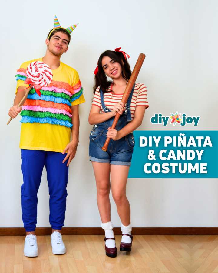 DIY Piñata and Candy Costume