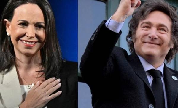 Javier Milei felicitó a María Corina Machado por ganar el Nobel de la Paz