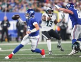 Jalen Hurts sees bright future for Giants rookie QB: ‘Hell of a player’