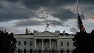 Man taken into custody after driving his car into security gate outside White House, authorities say