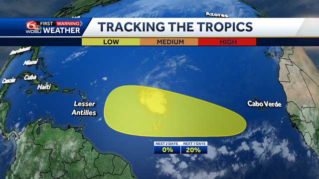 A tropical wave off Africa could develop over the next couple of days