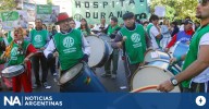 Hospitales de la Ciudad marchan por la reapertura de paritarias y un bono de 250.000 pesos