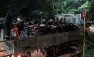 Operativo y cuatro demorados por picadas ilegales en el Parque de Mayo