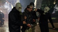Georgia protesters try to storm presidential palace in Tbilisi