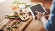 Transform Dollar Tree Items Into A Chic Tablet Stand For Your Kitchen Counter With This Easy DIY