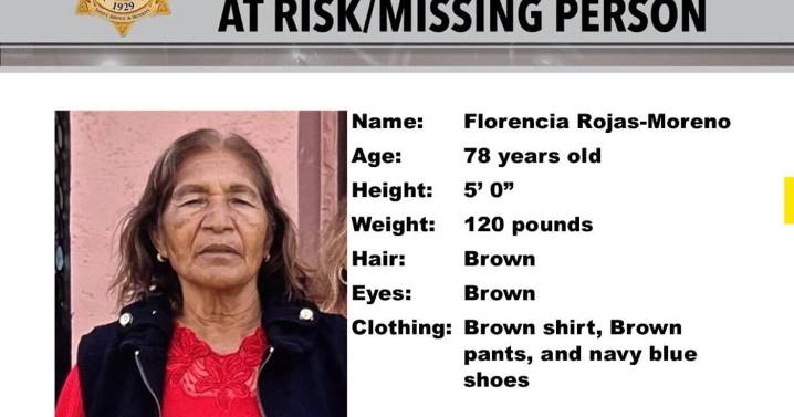 78-year-old woman reported missing in East Los Angeles