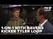 Ravens kicker Tyler Loop 1-on-1 interview after win over Bears