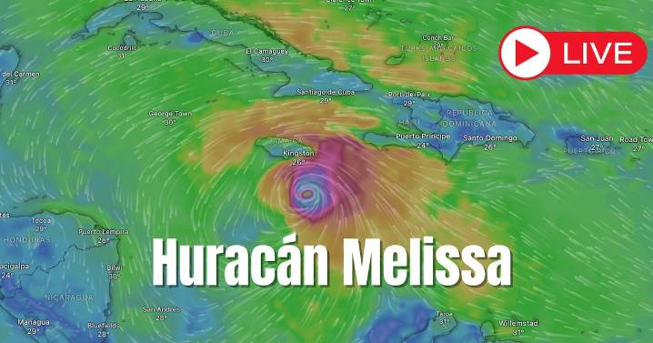 Huracán ‘Melissa’ EN VIVO: sigue aquí el avance del huracán