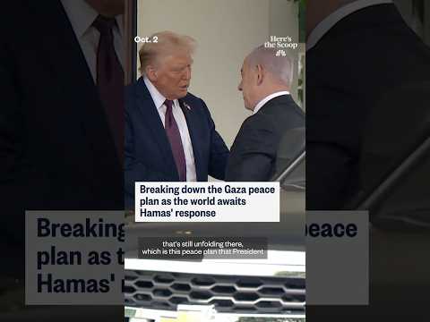 Breaking down the Gaza peace plan as the world awaits Hamas' response