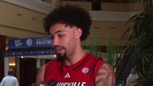 One-on-one with Louisville basketball's J'Vonne Hadley at ACC Tipoff